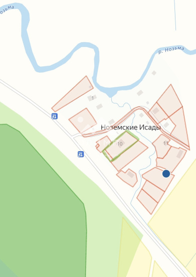 Россия, Вологодская область, Междуреченский муниципальный округ, деревня Ноземские Исады, 10